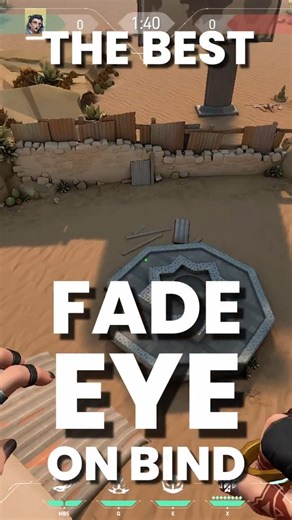 BROKEN FADE LINEUP ON BIND #valorant #valorantclips #tips