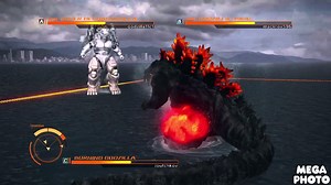 BURNING GODZILLA VS SUPER MECHAGODZILLA