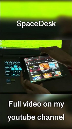 Control Your PC from Phone or Tablet! | SpaceDesk 2025 Full Setup Guide #android #spacedesk #pc #ios