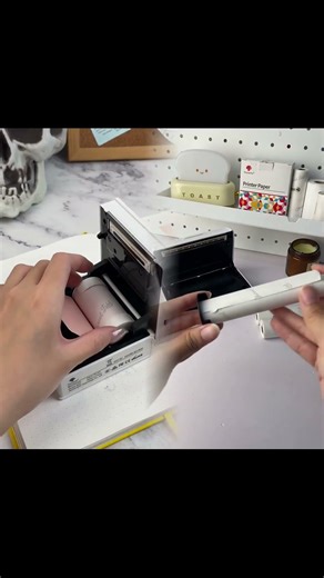 Take notes with a mini printer that doesn’t use ink!#study #studywithme