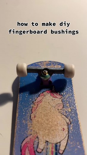 a tutorial on how to make diy bushings. got the idea from @Christopher Vargas 👍 #fingerboarding #fingerboardingontiktok #fingerboarder #fingerboardbushings #fingerboarddiy