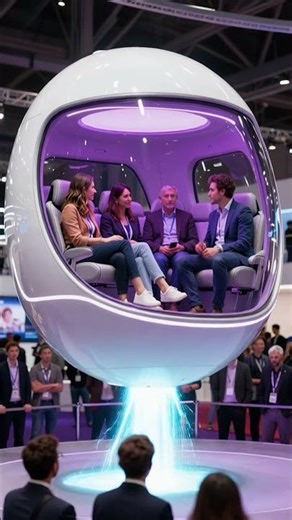 Your next meeting could be hovering. EXPO reveal. #robotics #humanoid #robot #quadrupedrobot