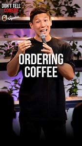 1.2M views · 56K reactions | "Ordering Coffee” : Jason Cheny Your soap is a joke! Upgrade your personal care with Dr. Squatch #donttellcomedy #standup #comedy #jokes #coffee | Don't Tell Comedy | Facebook