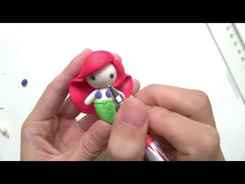 Ariel Little Mermaid || Polymer Clay Tutorial