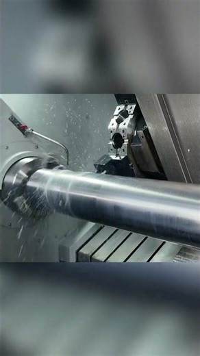 🔥Dual-Spindle Turning Center in Action! #cncmill #turning #machine #cnc