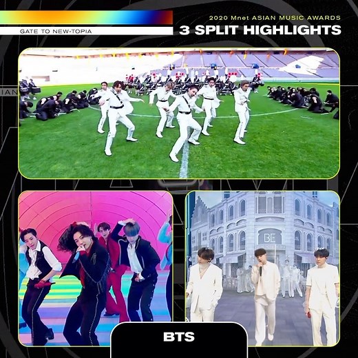 MAMA AWARDS(마마 어워즈) OFFICIAL | [#2020MAMA] 3 SPLIT HIGHLIGHTS #방탄소년단 #bts Enjoy their 3 split of 2020 MAMA highlights✨ #MAMA #Mnet #MnetASIANMUSICAWARDS | Instagram