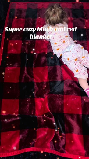 Cozy Red and Black Checkered Blanket for Holidays
