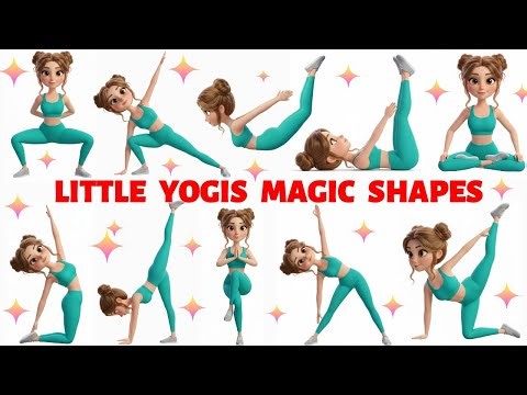Best Kids Yoga Class for Beginners! | Gentle, Playful, and Mindful | LITTLE YOGIS MAGIC SHAPES