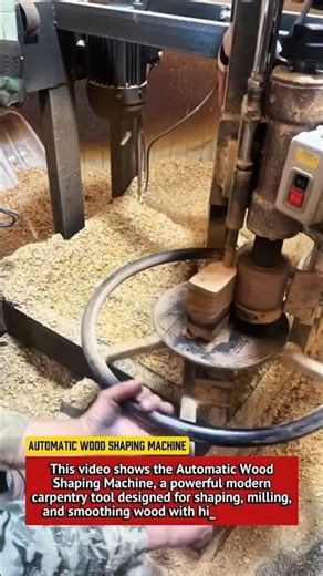 Automatic Wood Shaping Machine | Modern Carpentry Tool for Precision Woodworking.