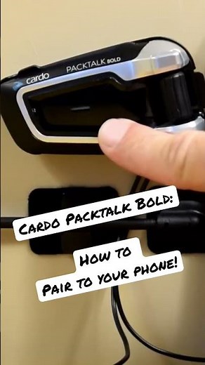 Cardo PACKTALK BOLD - Mobile Phone Pairing