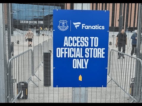 Inside Everton's New Store At The Hill Dickinson Stadium