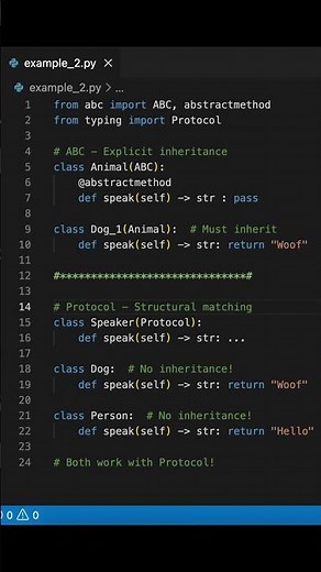 Protocol vs ABC in Python (No Inheritance Required!)