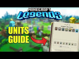 The BEST UNITS In Legends - Minecraft Legends