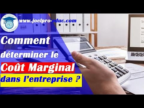 Comment calculer le coût marginal?