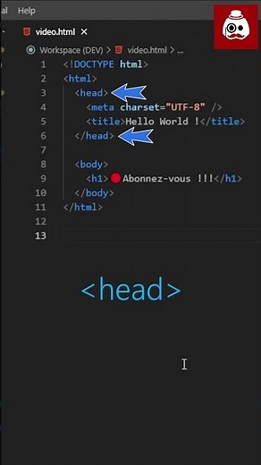 🧾 Je vous explique la structure d’un document HTML