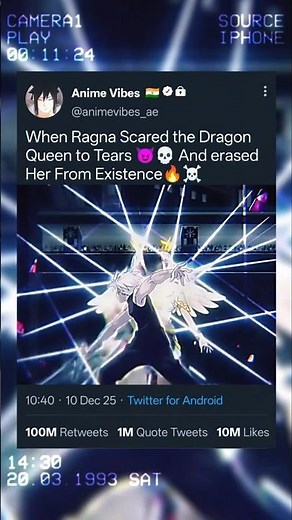When MC Ragna Made the Dragon Queen Fear for Her Life 😈🔥 #anime #animeedits #animemoments #shorts