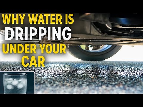 Why WATER is Dripping Under Your Car. What That Water Drip Under Your vehicle Actually Means