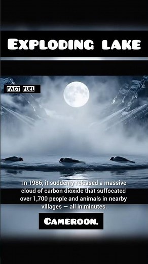 Exploding lake 🤔🤔 #sciencefacts #knowfacttstudy #breathingdifficulty #didyouknow