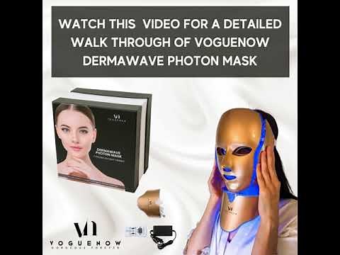 How to use Dermawave Photon Mask | Best LED Light Therapy Mask