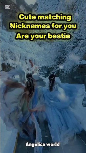 Tag your bestie 👯‍♀️Comment your favorite duo 💬#BestieGoals #MatchingNicknames #CuteNames #BFFVibes
