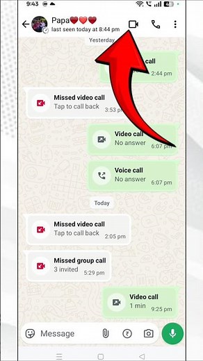 Whatsapp Par Video Call Kaise Kare 🤔 how to make video call on whatsapp 2025 #shorts #youtubeshorts