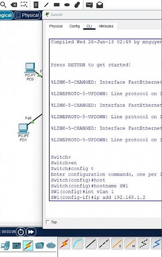 3.How to Assign IP address to CISCO Switch? | CISCO Packet Tracer