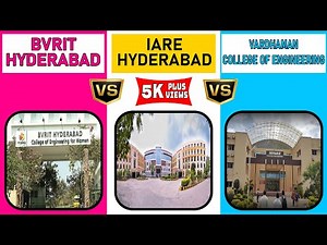 BVRIT Hyderabad vs IARE Hyderabad vs Vardhaman College of Engineering || Joshua Kamalakar