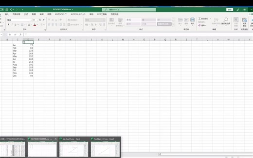 基于Excel利用Thornthwaite方法计算潜在蒸发量（PET）