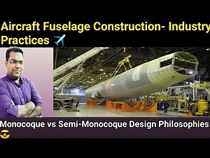 General Construction of Fuselage// Semi Monocoque // Monocoque// Truss type // Box type frame design