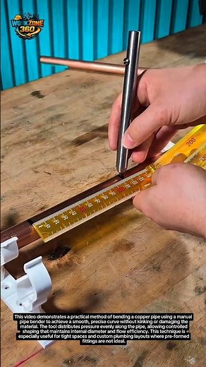 Smart Copper Pipe Bending Tool Hack | Fast & Clean DIY Plumbing Trick