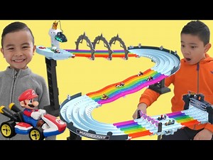 Calvin Kaison Racing Each Other In This Cool Racetrack CKN - Videos For Kids