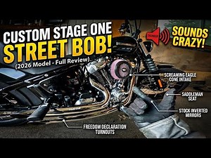 2026 Harley Street Bob Stage 1 Build Details! | Freedom Turnouts & Dyno Tune!