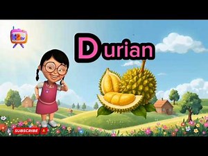 Let's Learn ABC 📚 | Letter D & Kids' Favorite Fruits