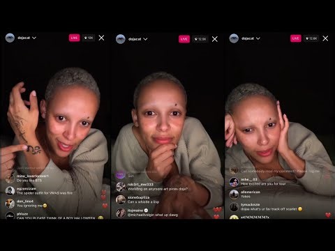 Doja Cat talking about her new album 'Scarlet', new song 'Balut' + Tour - IG Live (Sep 17, 2023)