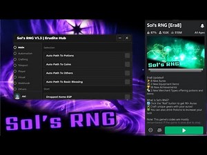 Sol's RNG - Erudite Hub (OP script)