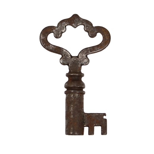 Vintage Skeleton Key, Antique Hollow Barrel Steel Key, Rustic Farmhouse Decor, Old Iron Key, Primitive Collectible, Gothic Decor - Etsy