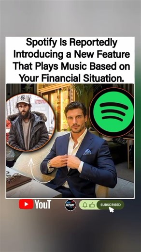 🎵💸Spotify to Introduce New Feature That Plays Music Based on Your Financial Situation— Report#shorts