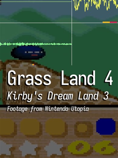 Insane Drums in Grass Land 4 from Kirby's Dream Land 3