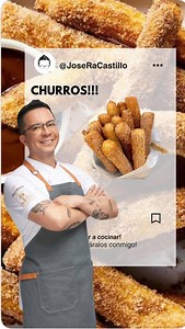 ¿Quién puede resistirse a unos churros recién hechos? 🤤✨ Crujientes por fuera, suaves por dentro y con ese toque de azúcar y canela que enamora a cualquiera. 👉 En este reel te muestro cómo preparar churros caseros fáciles y perfectos, con la textura y el sabor de los tradicionales, pero listos para disfrutar en casa. Lo mejor: los puedes acompañar con chocolate caliente, cajeta o hasta helado. Una receta práctica que no puede faltar en tu repertorio. 🔥 Si amas la repostería mexicana y los pos