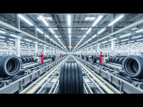 How Modern Tires Are Made | Industrial Factory Documentary 4K