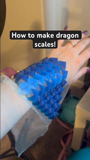 How to make your own dragon scales! #3dprinting #cosplay #crafts #costume #tutorial #dragons #scales