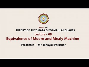 Theory of Automata & Formal Languages|Equivalence of Moore And Mealy Machine| AKTU Digital Education