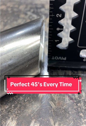 How to Cut Perfect Symmetrical 45s for Pipe Fitting