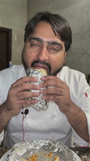 Fast food burrito extreme eat￼ #recipe#cooking #food
