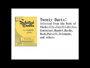 【Lesson】Twenty Duets for Flute part 4