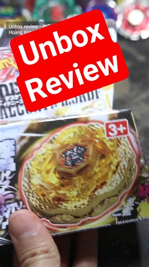 Unbox review Con quay beyblade metal 4D mãng xà phiên bản hoàng kim vua chúa (Golden) #beyblade