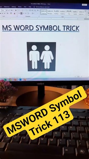 MSWORD Symbol Shortcut Keys Trick 113