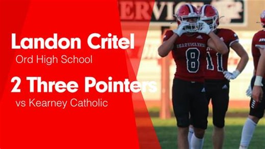 Landon Critel Game Report: vs Ravenna