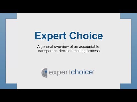 Expert Choice - General Decision Making