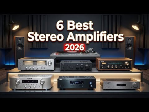 Top 6 Best Stereo Amplifiers for Powerful & Clean Sound